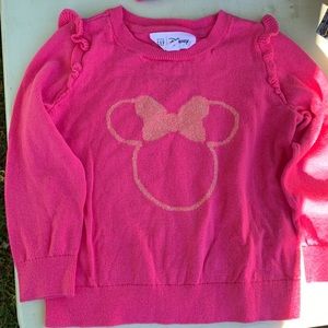 Pink Baby Gap Minnie Sweater, size toddler 3 years old.